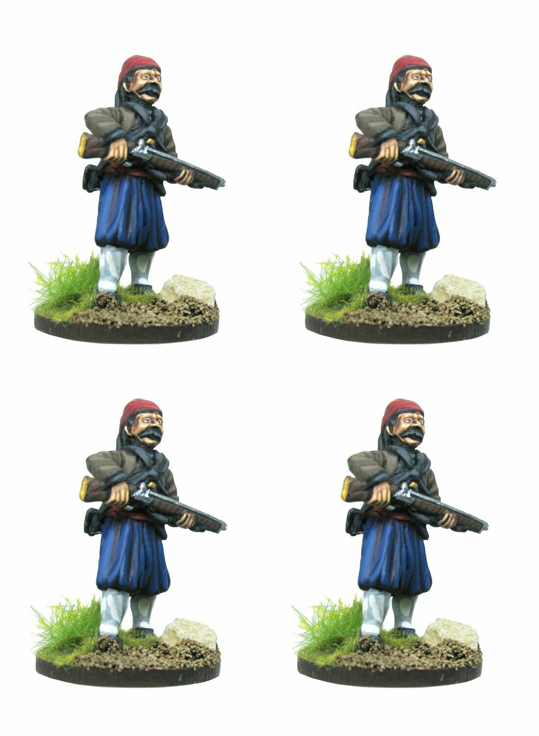 Greek islander with european musket x 4