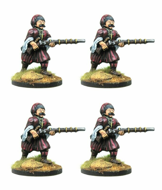 Ottoman/Albanian infantry charging x 4