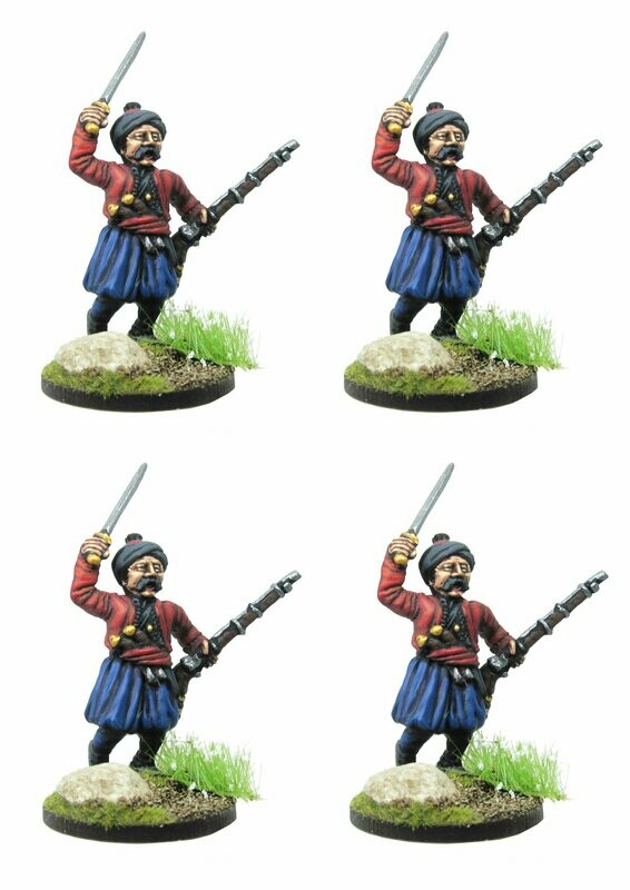 Ottoman levy waving yatagani x 4