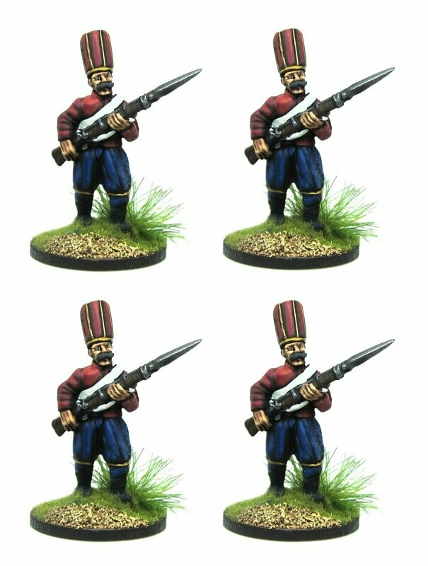 Ottoman regulars advancing