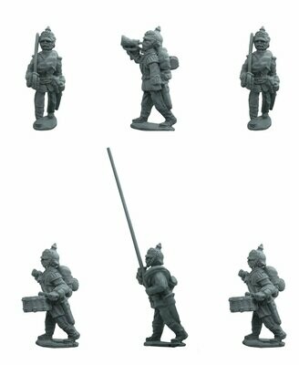 Prussian marching line infantry command