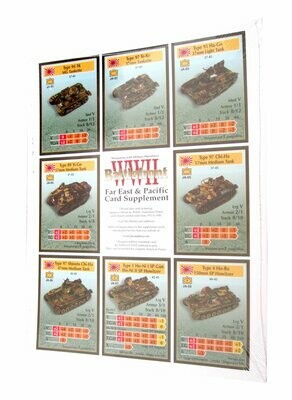 Battlefront WW2 rule book Pacific expansion cards