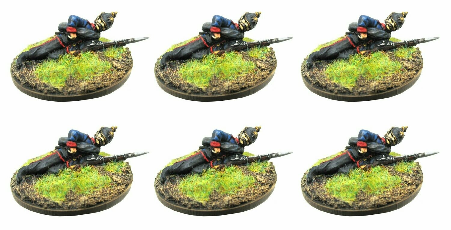 Laying loading line infantry