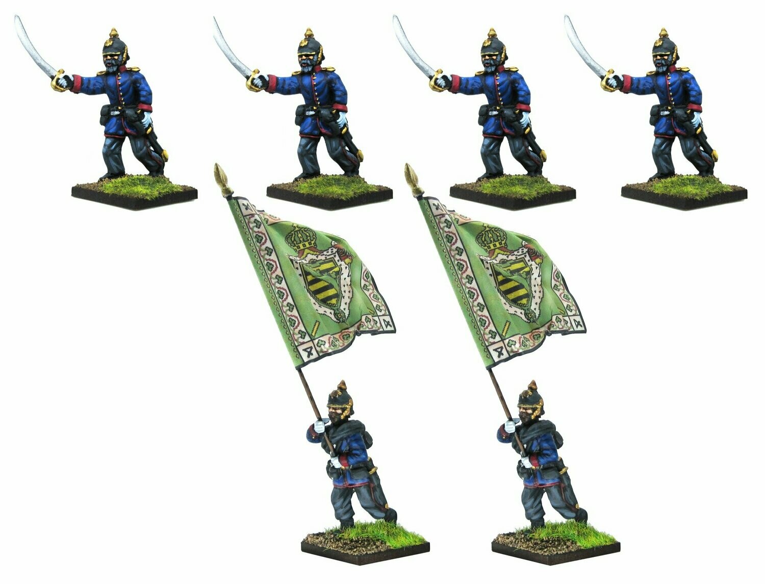 Charging line infantry command