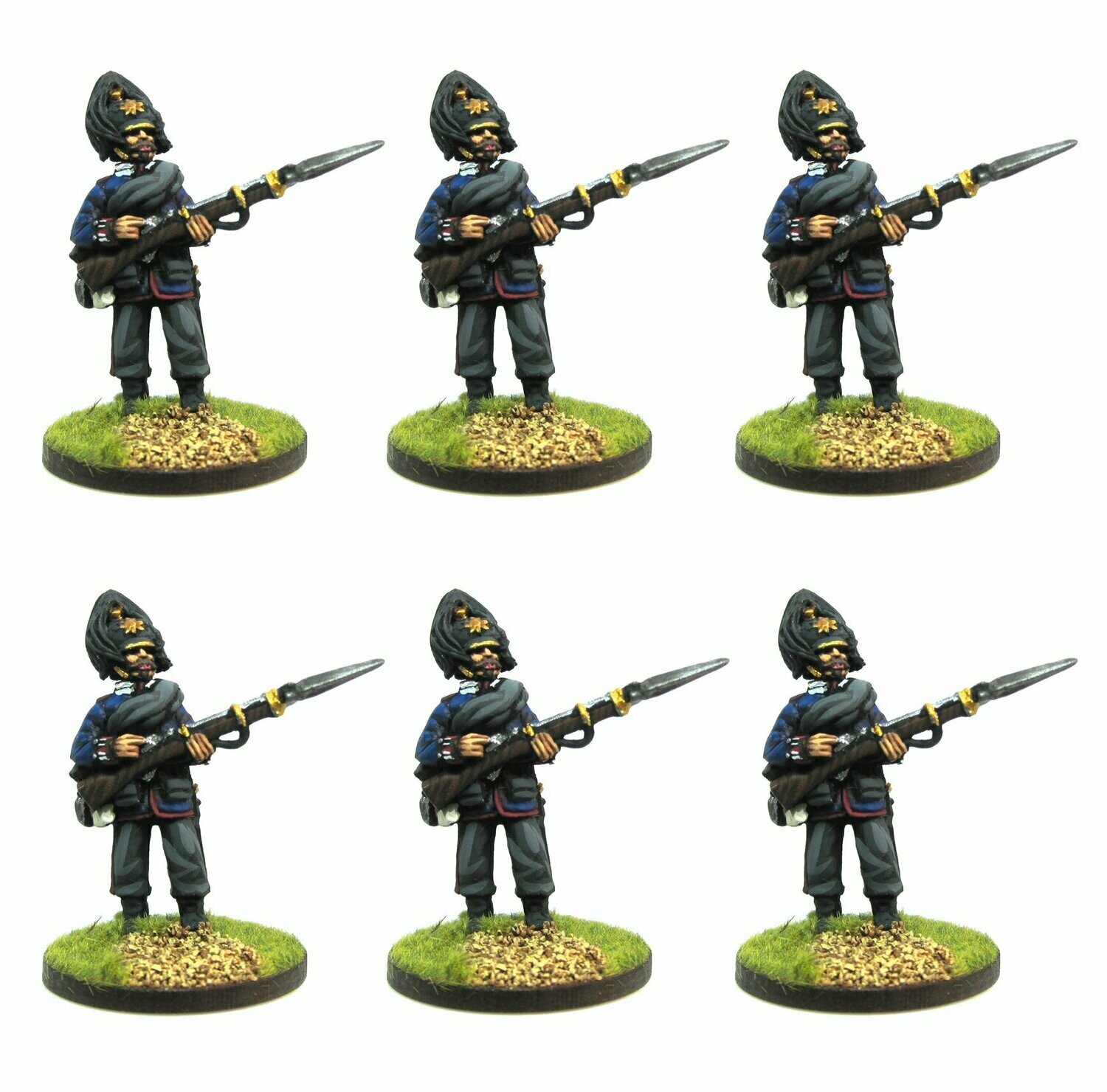 Grenadiers standing loading