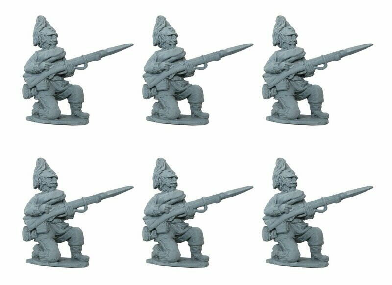 28mm FPW Saxon Grenadiers kneeling loading