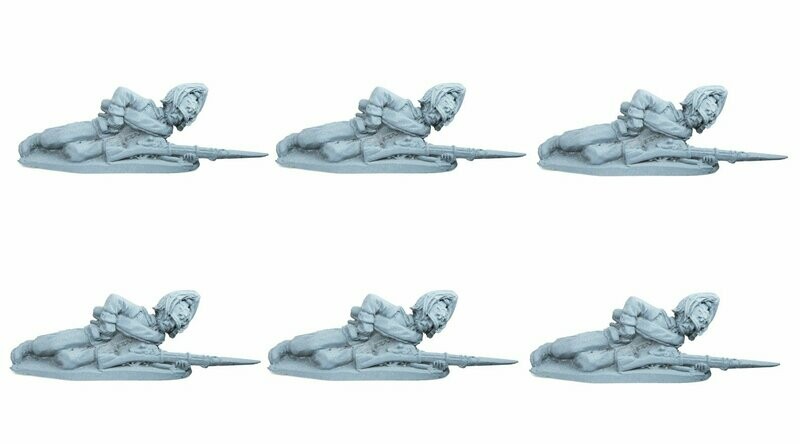 28mm FPW Saxon Grenadiers laying loading