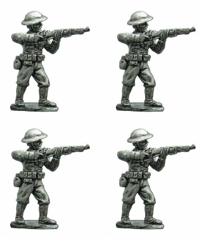 WW2 US early War infantry standing firing