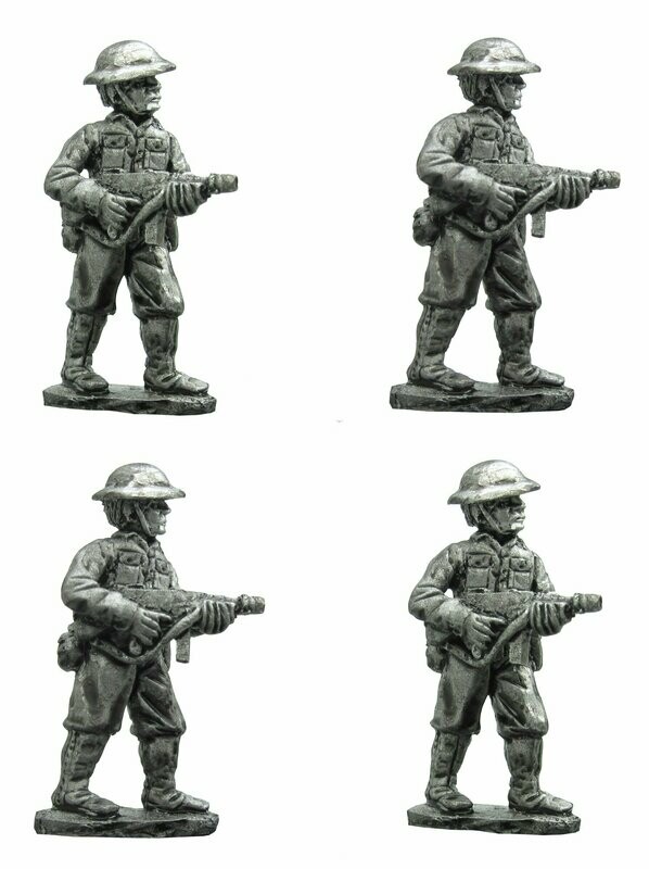 WW2 US early war infantry with machine guns