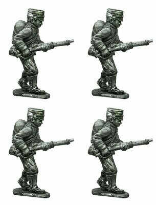 28mm Japanese Infantry / Marines in full kit advancing