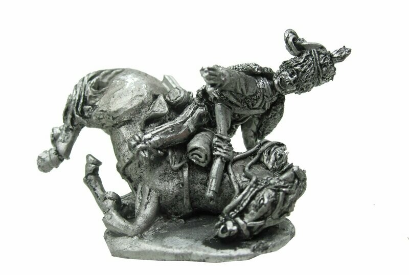 28mm British Napoleonic Hussar casualty