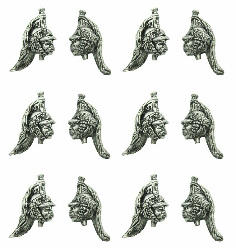 ​​​28mm Napoleonic French Cuirassier/Dragoon heads​.