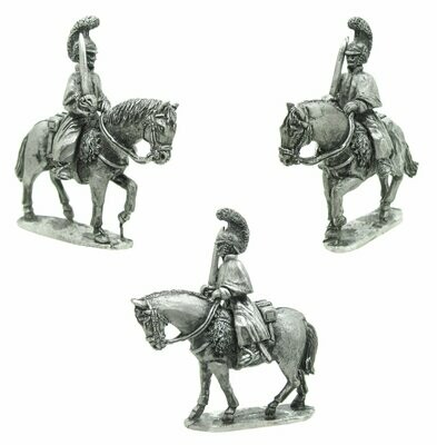 28mm French Napoleonic Carabiniers wearing capes
