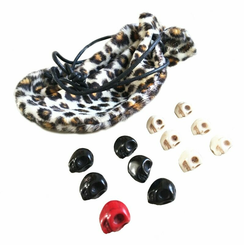 Prehistoric Settlement event bag of skulls