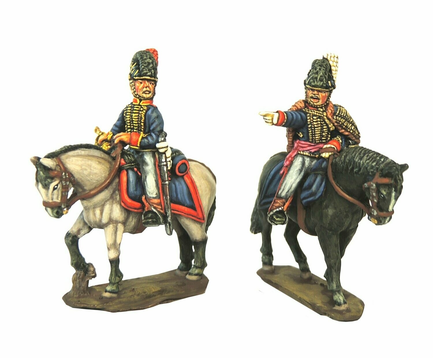 28mm British Napoleonic Royal Horse Artillery mounted command