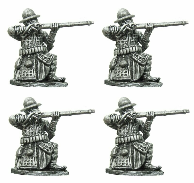 28mm Kneeling Arquebusiers