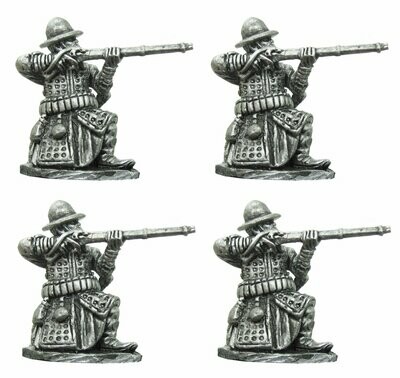 28mm Kneeling Arquebusiers