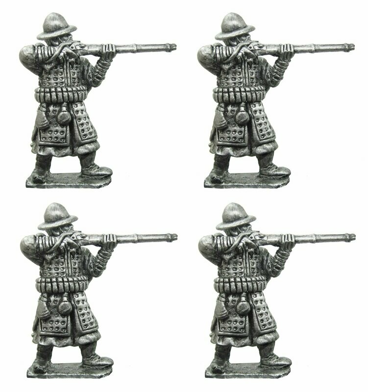​28mm Standing Arquebusiers.