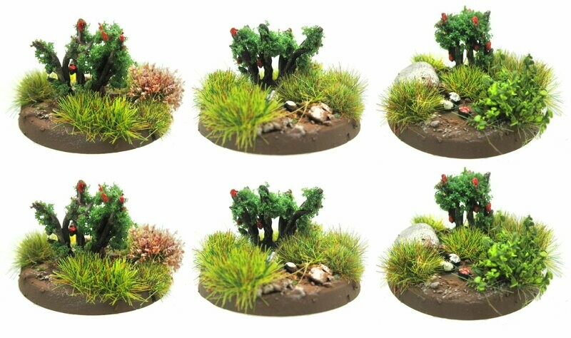 28mm Wild Food Areas x 6