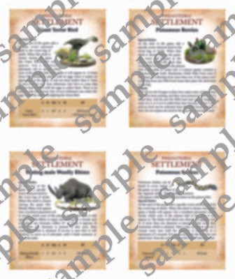 Prehistoric Settlement - Special event cards - pack 1