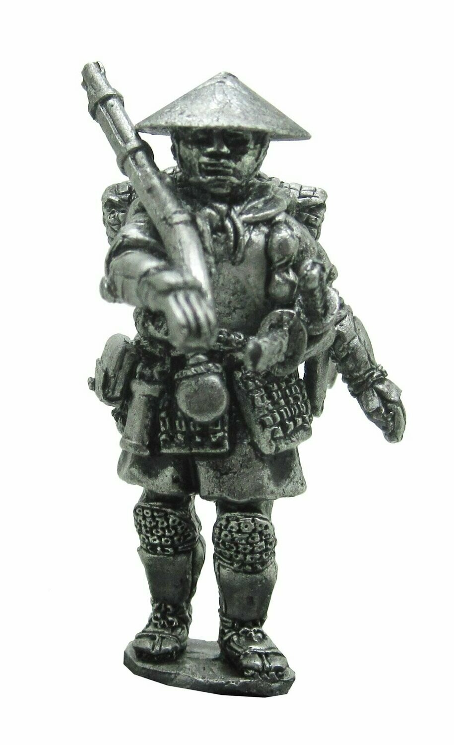 ​​40mm Ashigaru marching with arquebus campaign wear