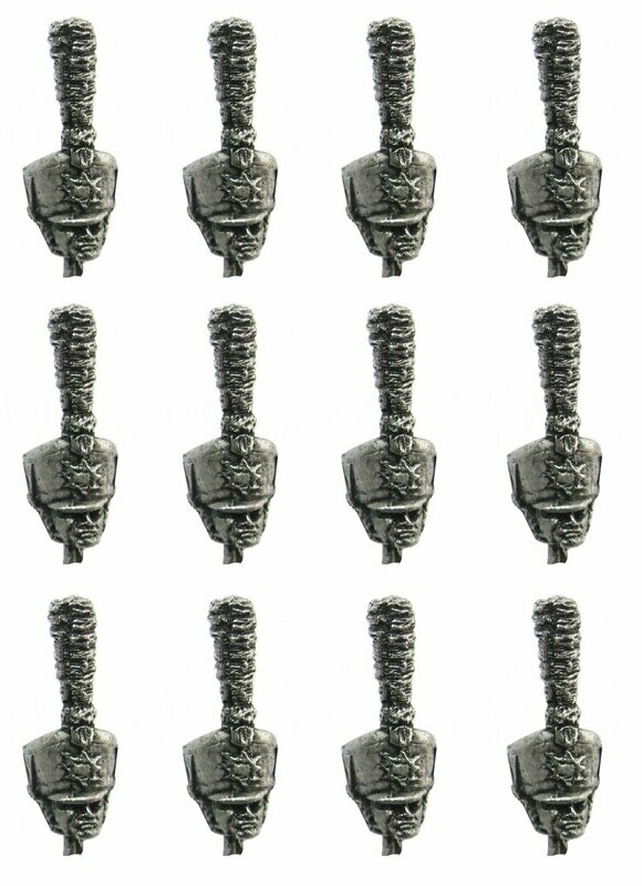 ​28mm Napoleonic Swedish head pack. (Russian Kiwer version)