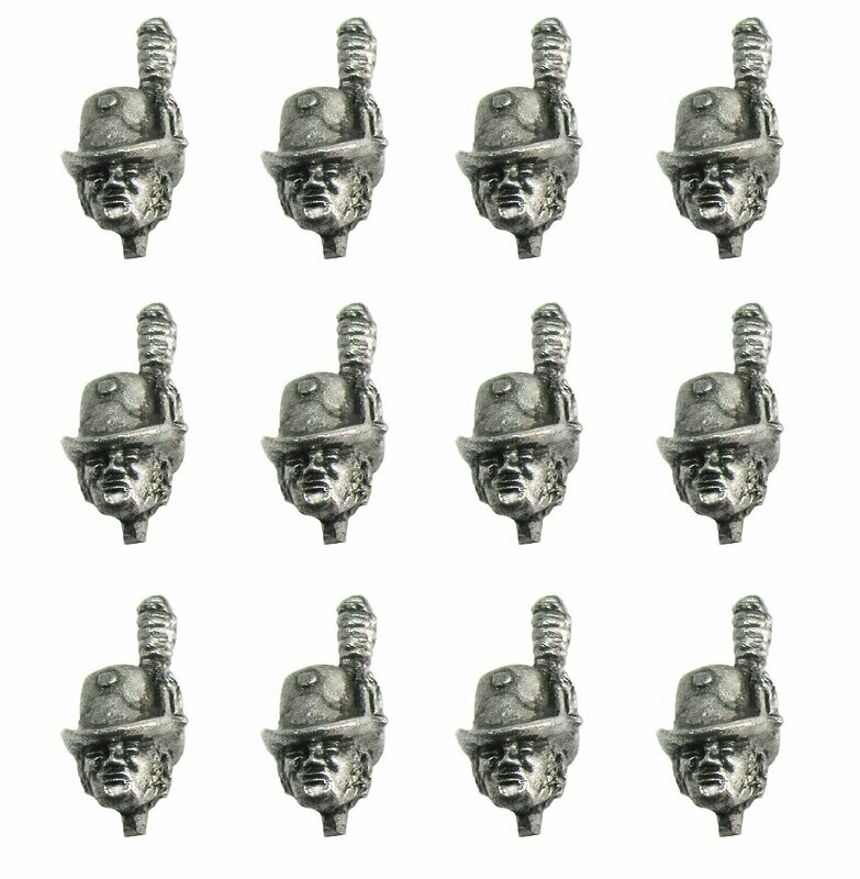 ​28mm Napoleonic Swedish head pack. (Top Hats) 1810