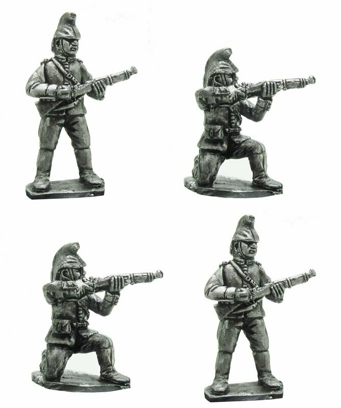 28mm WW1 French dismounted dragoons skirmishing