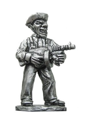 ​​28mm Fantasy Gangster Goblin with Thompson Machine Gun