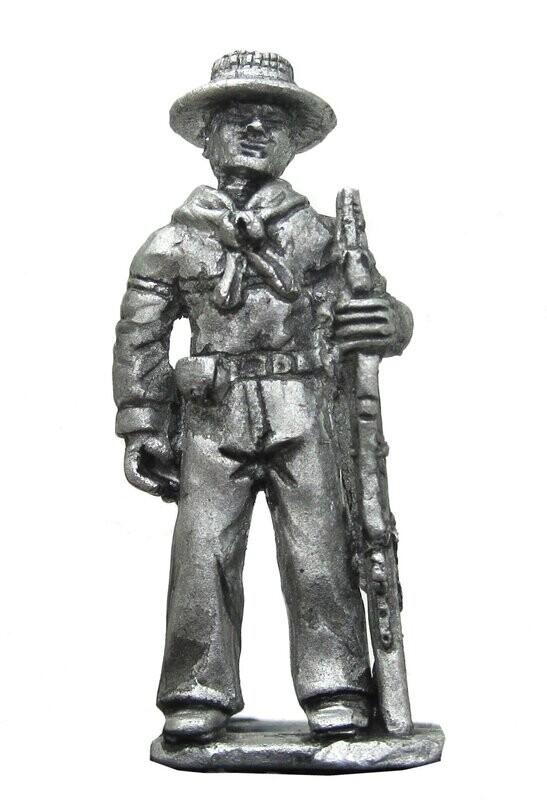 40mm ACW Sailor wearing sennet hat