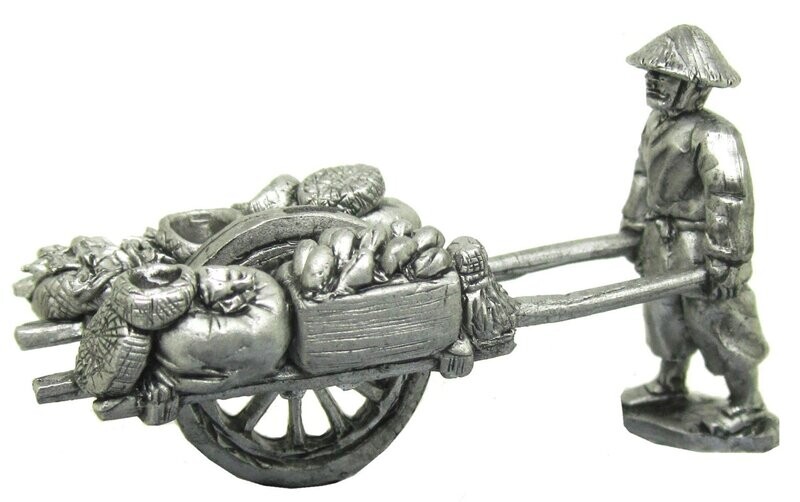 28mm Japanese Merchant with cart