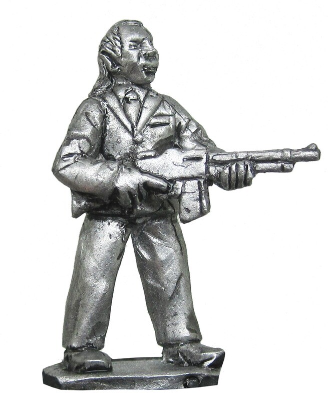 28mm Fantasy Gangster Elf with B.A.R