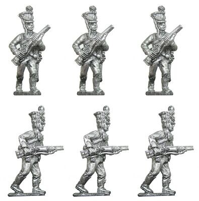 28mm Danish Kongens Livjagers advancing