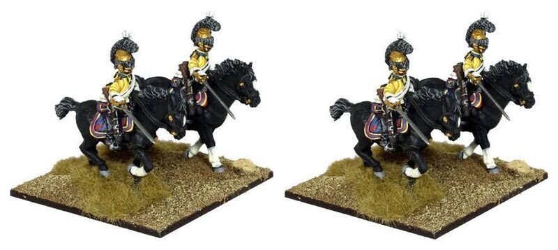 28mm Saxon Napoleonic Garde du Corps x 4