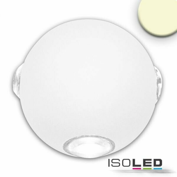 LED Wandleuchte up&down 2+2 Watt Cree, warmweiß