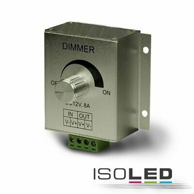 LED Dimmer, 1 Kanal, 12-24V DC 8A