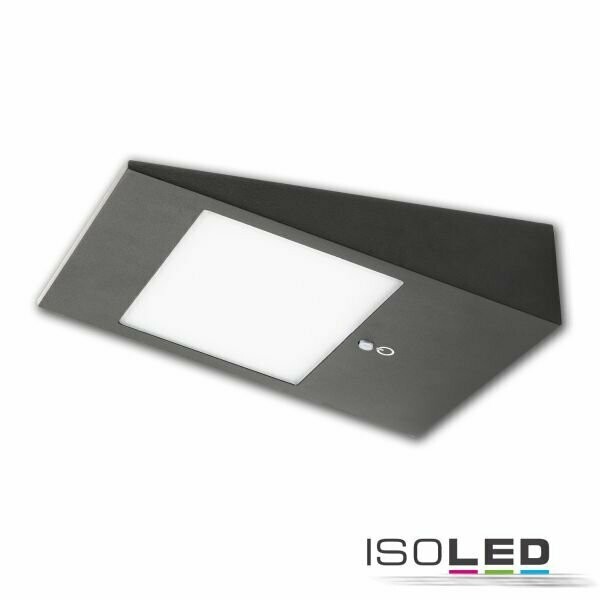 LED SOLAR Wandleuchte mit HF-Bewegungssensor, 2W, IP54, warmweiss