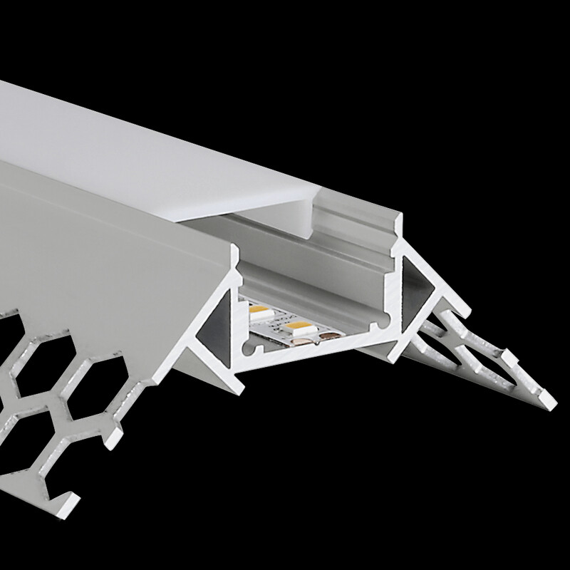 LED Deckenprofil | Eckprofil M-line Corner  Länge 2 Meter