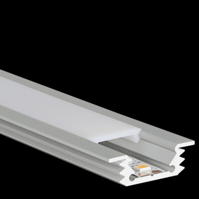 LED Profil ultra flach eloxiert S-Line REC FL