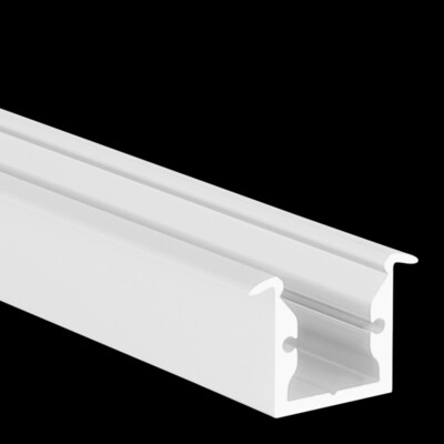 LED Profil S-REC, 23x16mm, Länge 2m, T Profil weiß