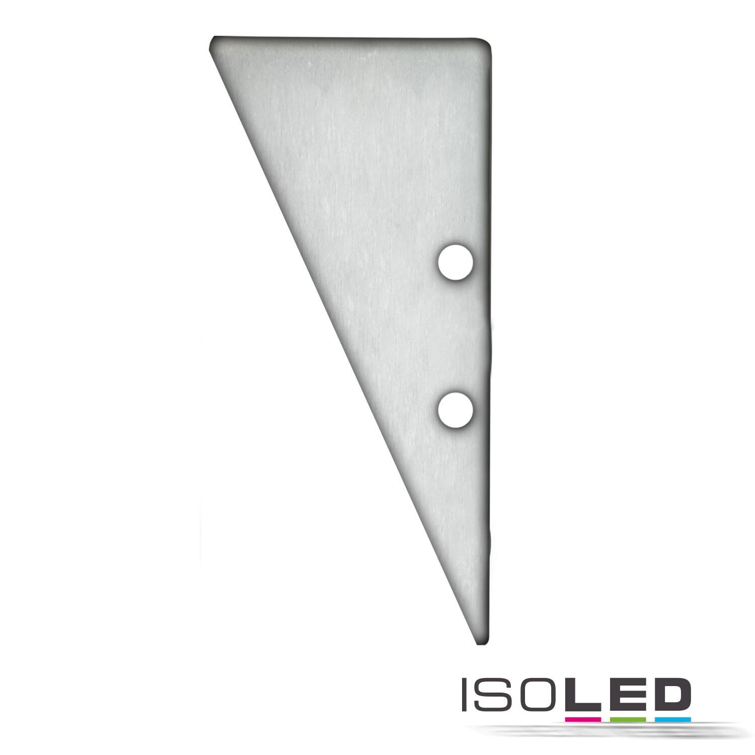 Endkappe für LED Profil Triangle eloxiert