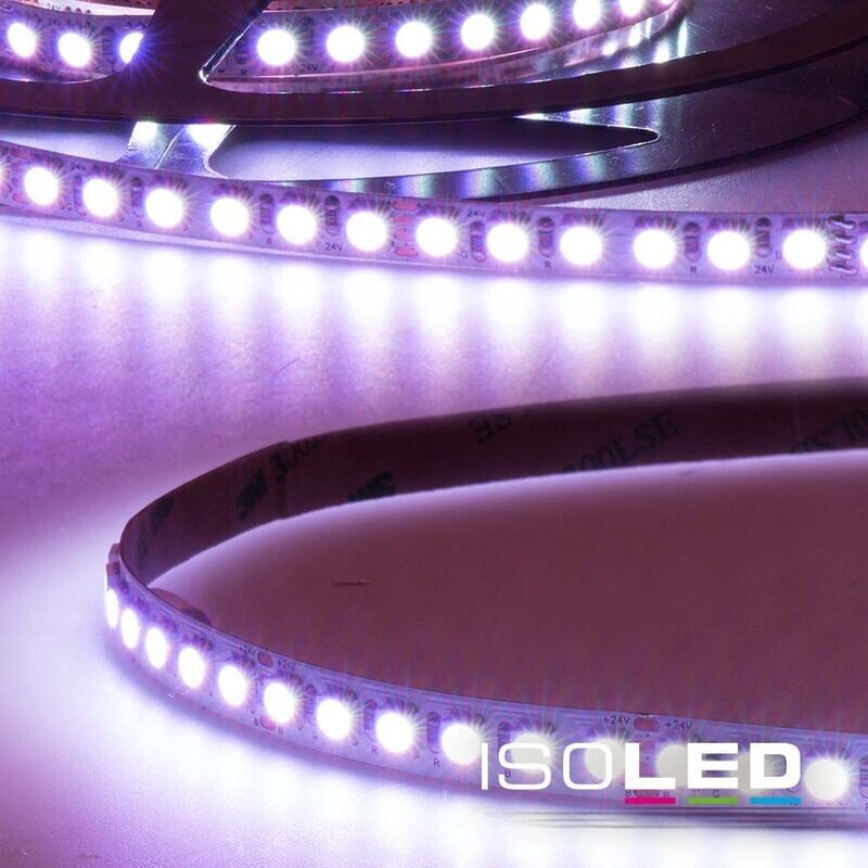 LED Strip RGB | 24V | 12W/m | IP20 | 10m Rolle | 120LED/m
