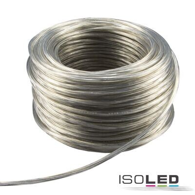 Kabel 50m Rolle 3-polig 0.75mm² H03VV-F PVC transparent