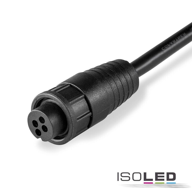 Anschlusskabel 250cm mit Buchse IP67, 4-polig 0.5mm²