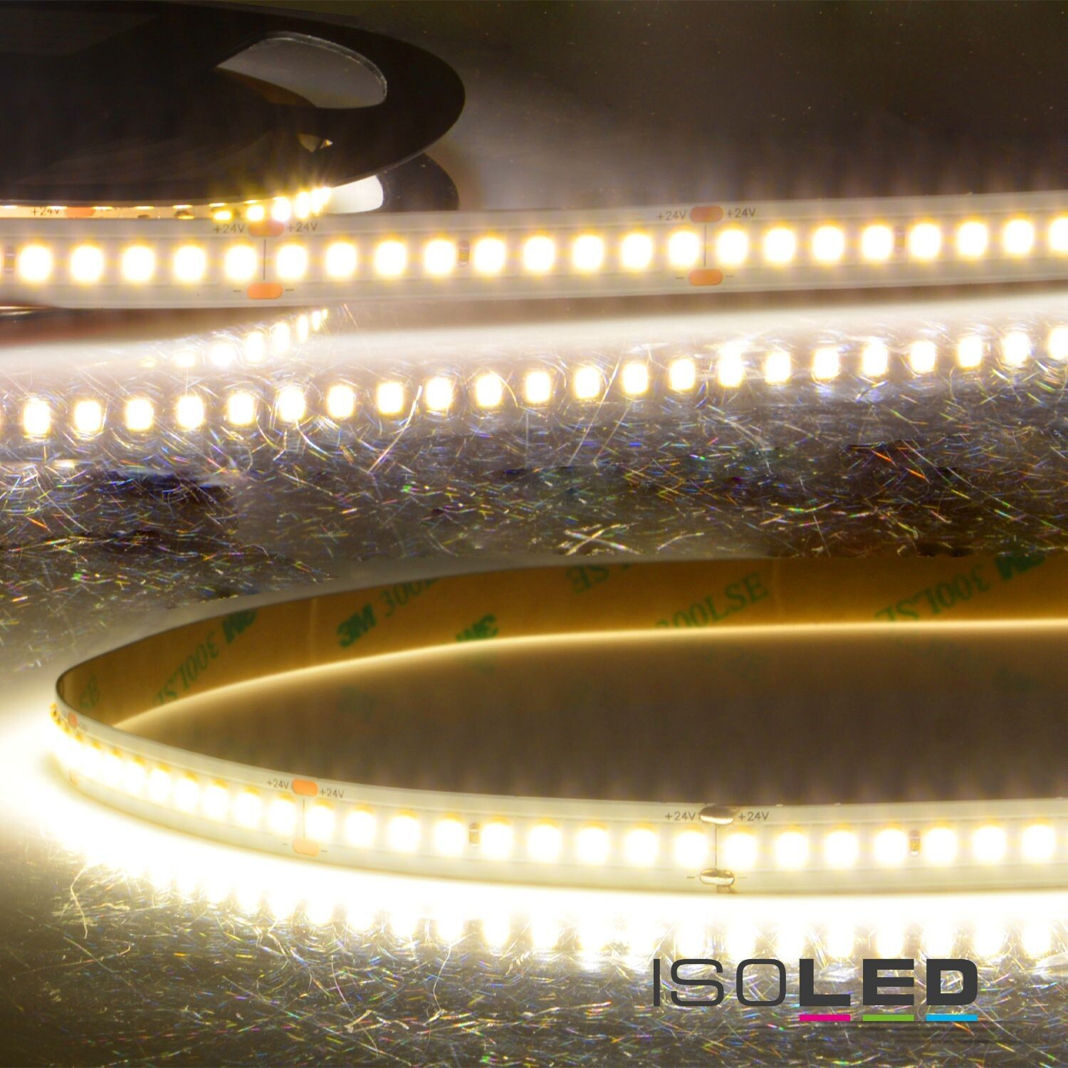 LED Streifen 200 Lm/Watt | 9W/m |1850Lm/m | 180LED/m | CRI80, warmweiß