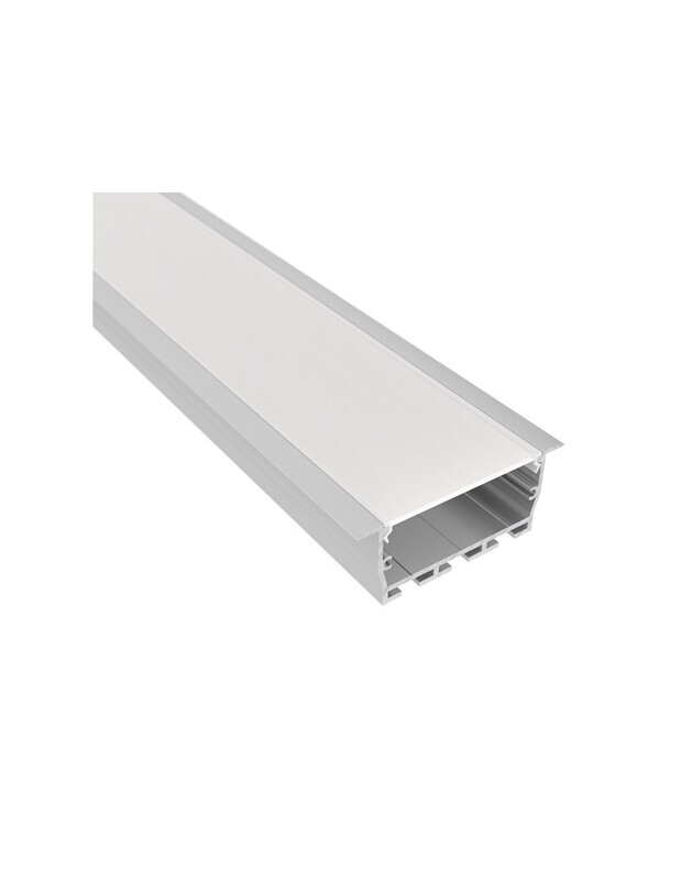 LED Profil Unterputz 60x23mm | Deckenprofil breit | Länge 2m