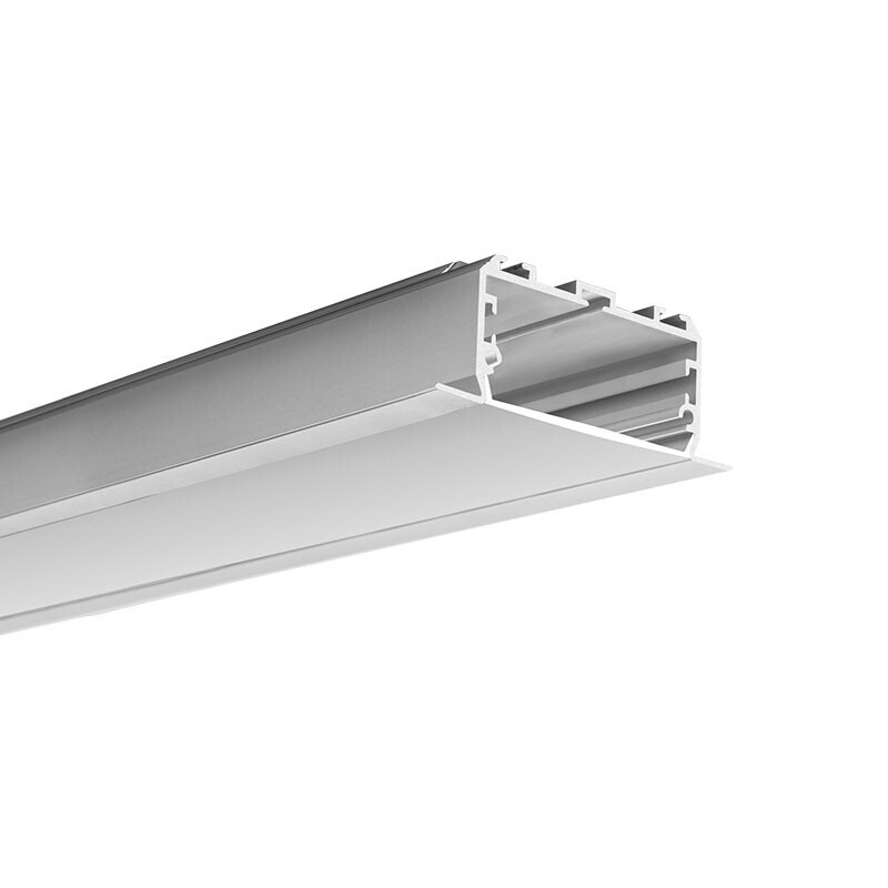 LED Profil Einbau 66mm Breite, Länge 3 Meter