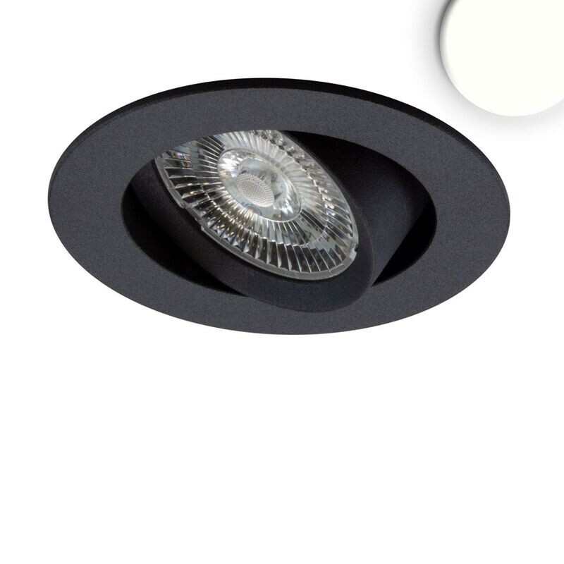 LED Einbauspot  24V 8W | schwarz | 850Lm | dimmbar