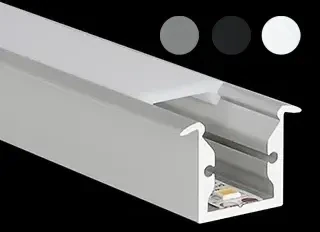 LED Deckenprofil S-Line, Ledleiste für Gipskarton