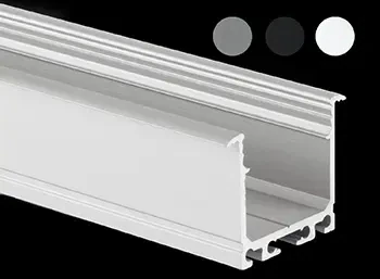 LED Profil |T-Profil Breite 26mm | eloxiert, schwarz, weiß
